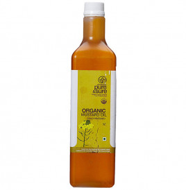 Pure & Sure Organic Mustard Oil -Cold Pressed  Bottle  1 litre